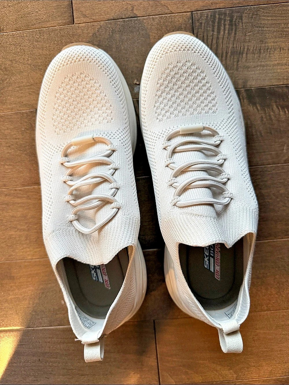Skechers BOBS Sport Squad Chaos White Athletic Size 8.5